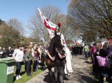 Arrival of St.George with the Standard of England